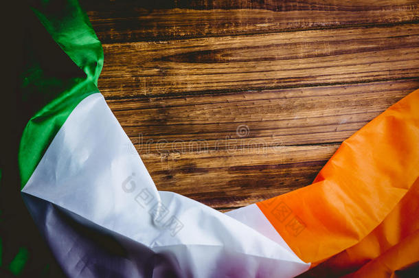 白天书桌旗帜爱尔兰爱尔兰的