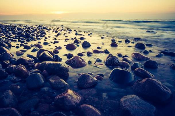 摘要古代的背景波罗的海海滩