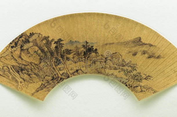 中国传统绘画扇子