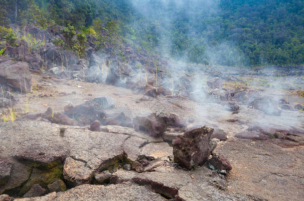 火山口底板