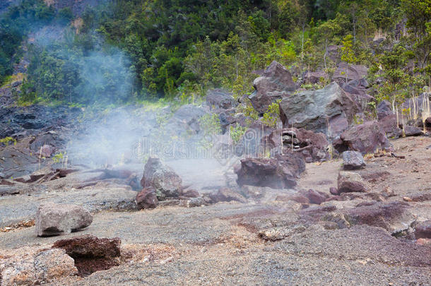 火山口底板