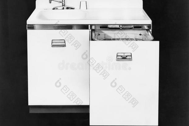 洗碗机，大约20世纪50年代