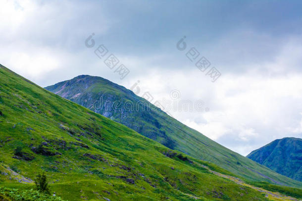 格伦科，<strong>高地</strong>地区，苏格兰格伦科山全景，苏格兰<strong>高地</strong>，苏格兰，英国。
