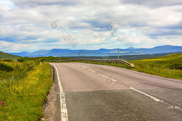 格伦科，高地地区，苏格兰格伦科山全景，苏格兰高地，苏格兰，英国。