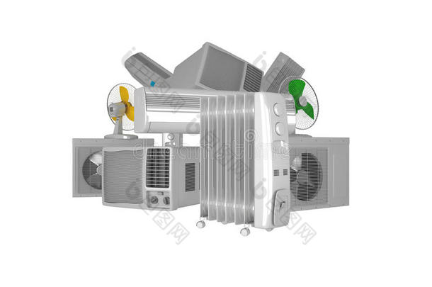 空调、加热器、空调设备