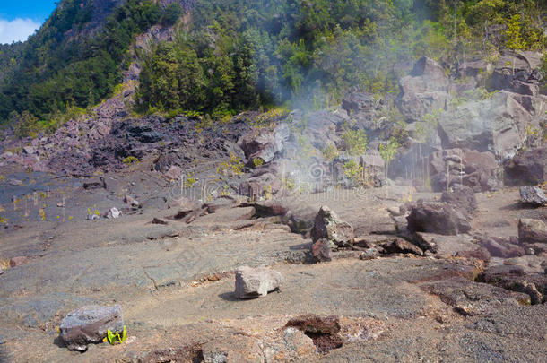 火山口底板