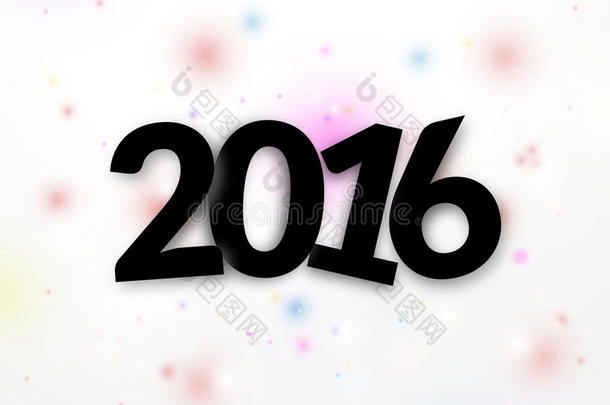 2016年黑体白色字体