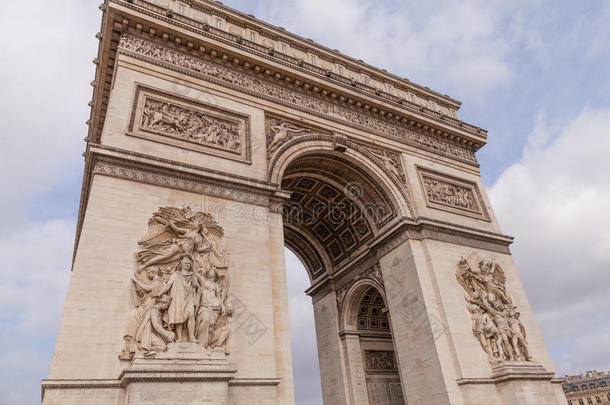 凯旋门，法国巴黎著名的旅游地标