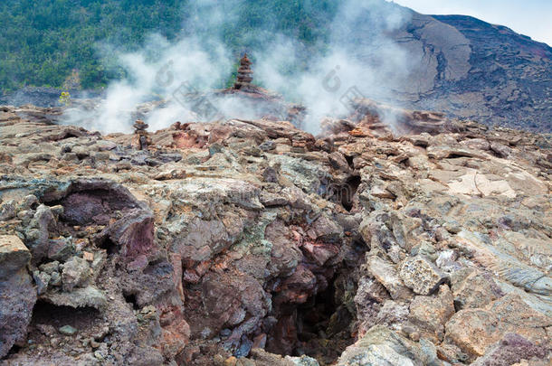 火山口底板