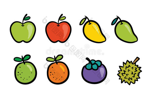 新鲜夏季水果图集