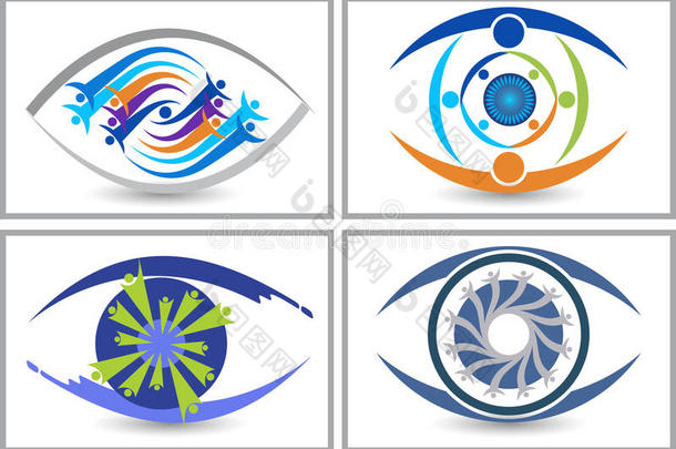 团体眼部护理标志