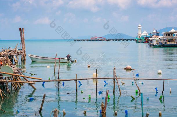 渔村的海湾