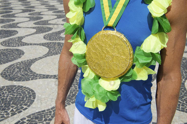 金牌第一名巴西运动员里约