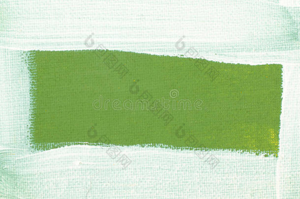 绿色背景上的艺术画边框