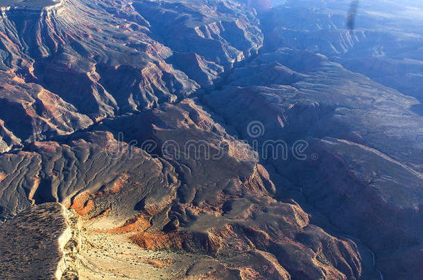 科罗拉<strong>多大</strong>峡谷的鸟瞰，亚利桑那州