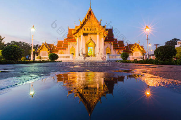 美丽的泰国寺庙叫大理石寺庙