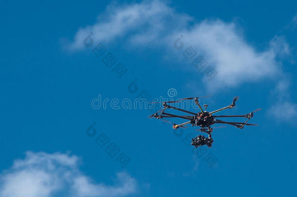 无人机，无人机，多旋翼摄影直升机