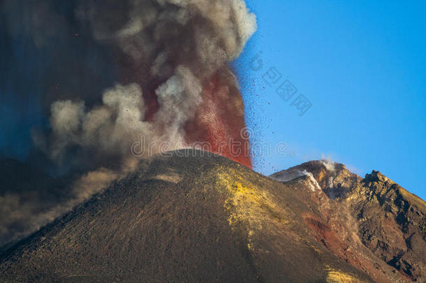 埃特纳火山喷发