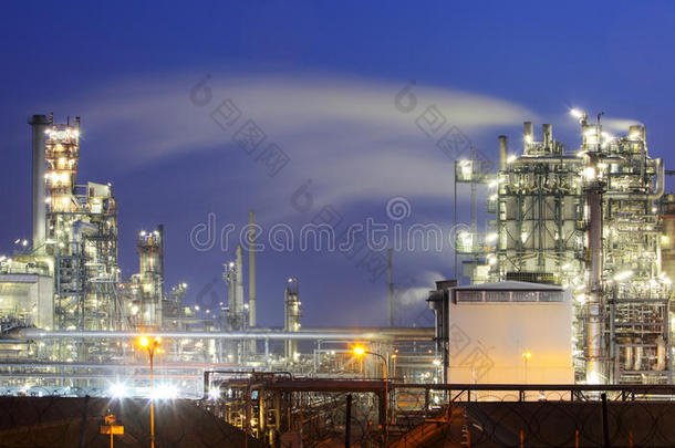 石油和天然气工业-黄昏炼油厂-工厂-石化厂
