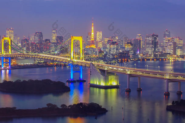彩虹桥和东京塔