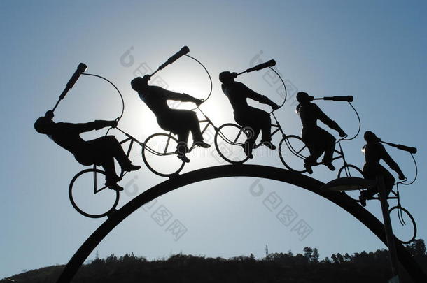 二百周年自行车智利公园圣地亚哥