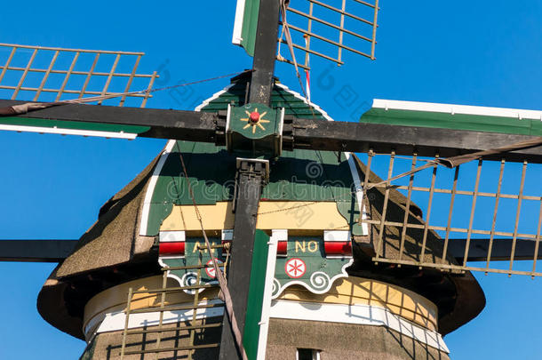 荷兰风车的细节