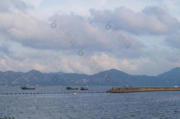 亚洲中国人广东岛屿风景