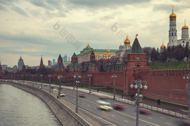 鸟瞰莫斯科克里姆林宫