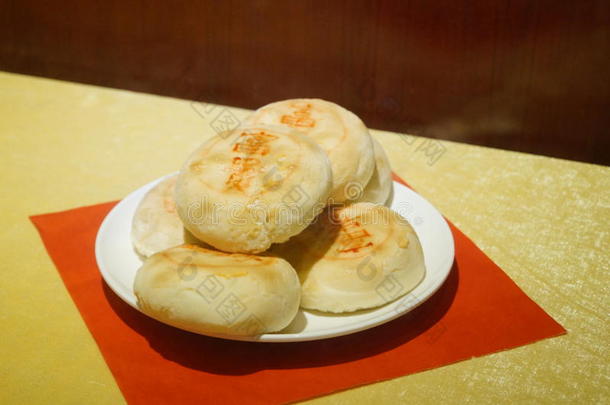 中国当地小吃：烤饼