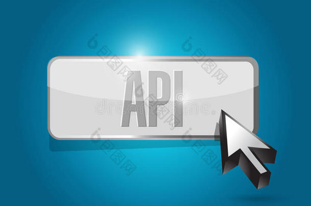API按钮标志概念插图