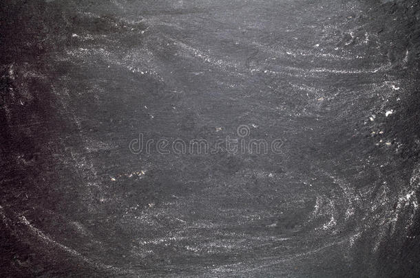 黑色石墨背景与面粉