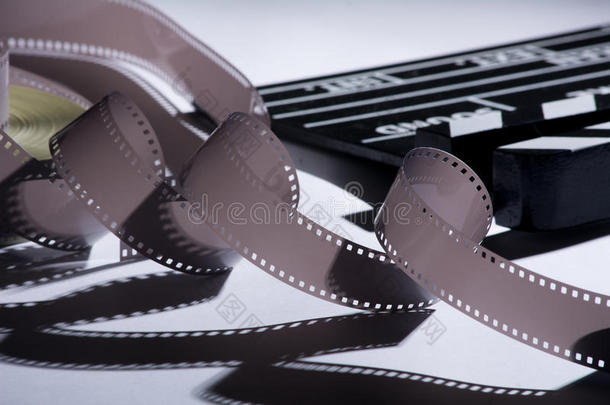 线圈和电影成电影剪辑，用于电影制作