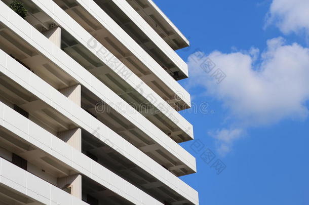 单独地建筑的建筑学建筑共管公寓