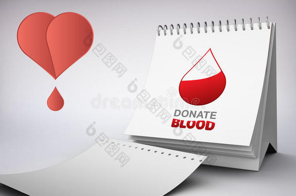 献血的复合形象