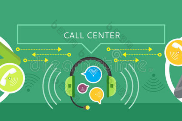 呼叫中心运营商和客户的概念