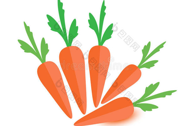胡萝卜，胡萝卜矢量，胡萝卜