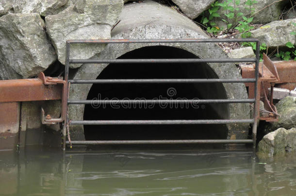 城市涵洞排水排水管排水沟