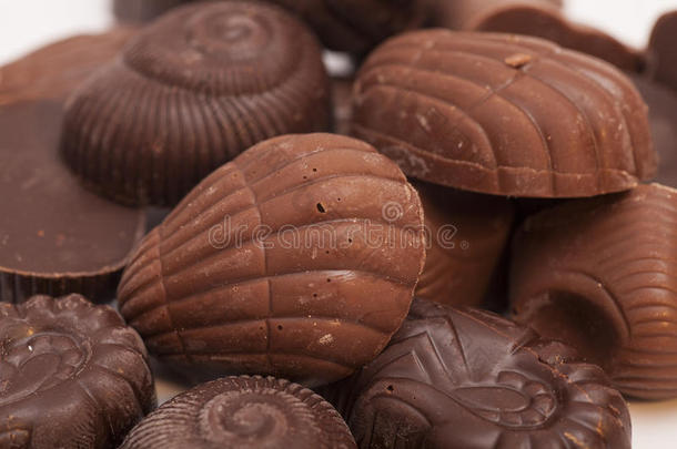 美食巧克力糖果背景