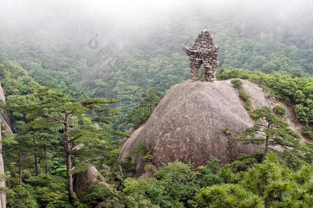 中国文化，黄山（黄山）中国，亚洲。