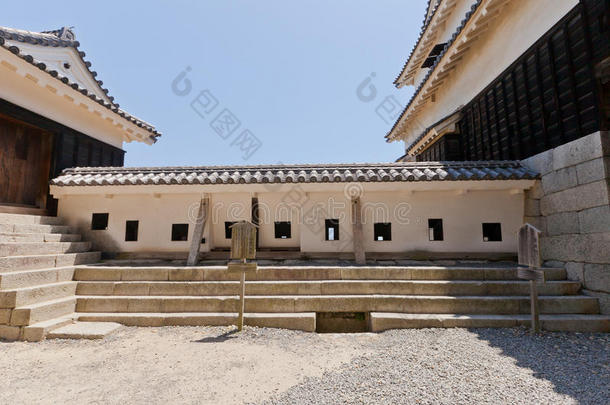 日本松山城堡苏吉甘门东墙