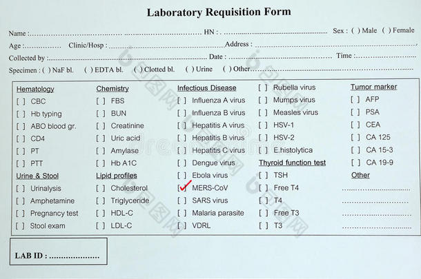 分析生物学血疾病预防控制中心常见的