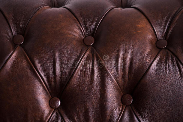 沙发装潢的棕色样品