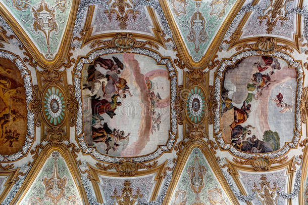 天花板，Gesuiti教堂-圣玛丽亚阿苏塔，威尼斯，意大利
