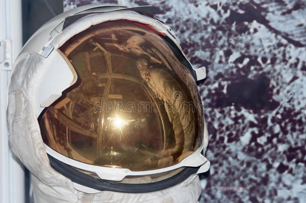 宇航员太空服头盔细节