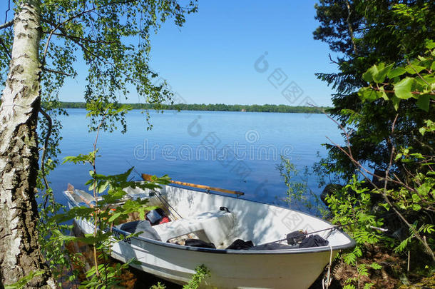 渔船一湖米恩，瑞典