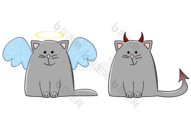 <strong>天使恶魔</strong>猫