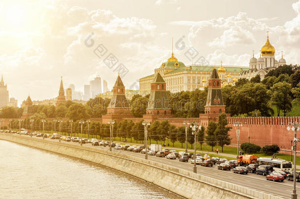 莫斯科<strong>克里姆林</strong>宫和莫斯科河
