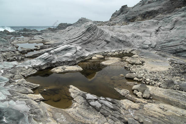 格兰卡里亚，<strong>西北海岸</strong>巴纳多斯地区，古老的熔岩场