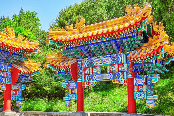 美丽的<strong>北海公园</strong>，靠近北京的紫禁城。