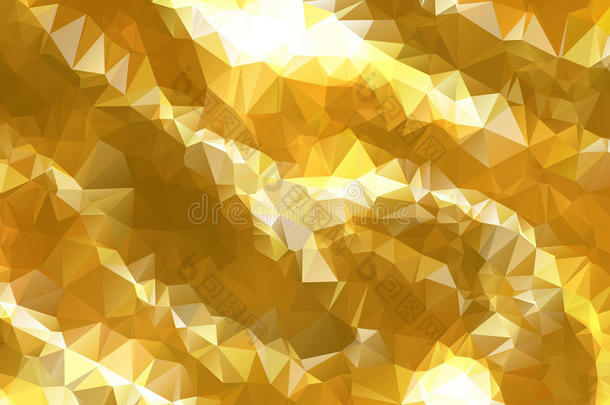 抽象三角形黄金纹理